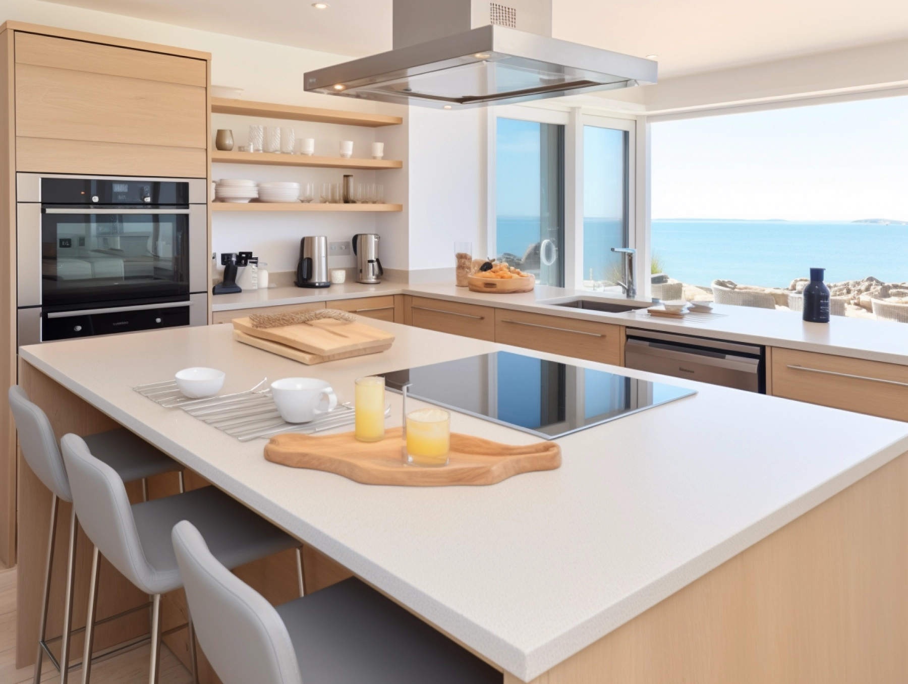 a kitchen counter